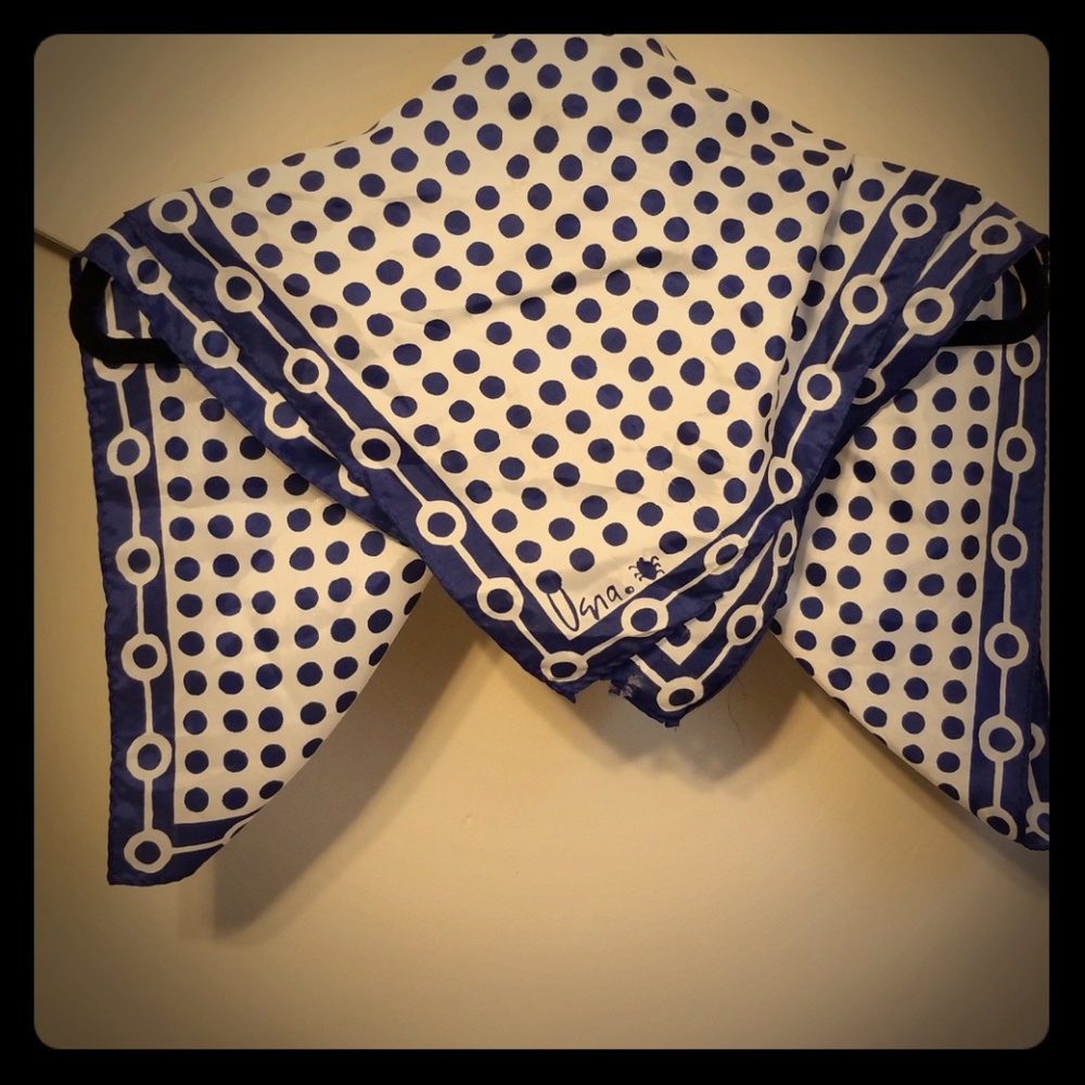Vintage Vera Signed Silk Scarf